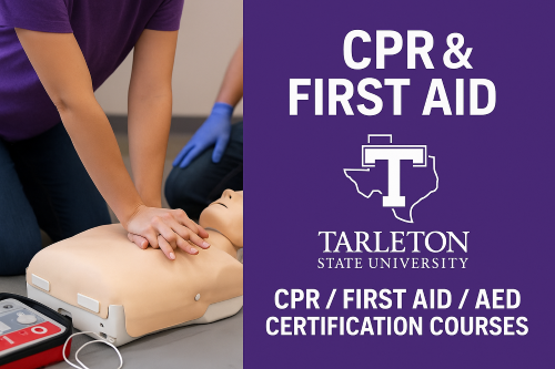 CPR/First Aid/AED Certification Courses-September
