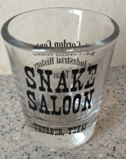 Snake Saloon Shot Glass